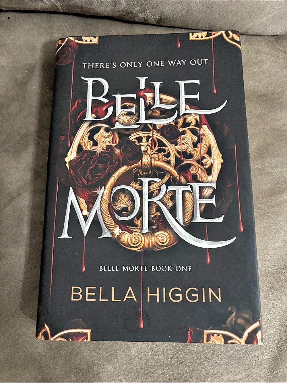 Wattpad Books Belle Morte by Bella Higgin Hardcover Book Black & Red